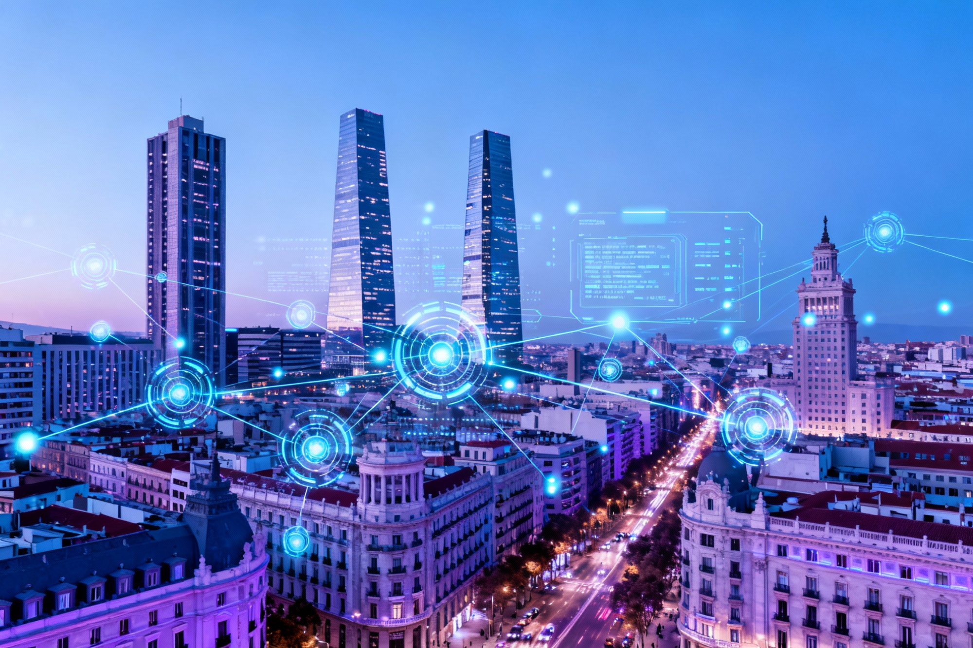 Madrid Tech Background